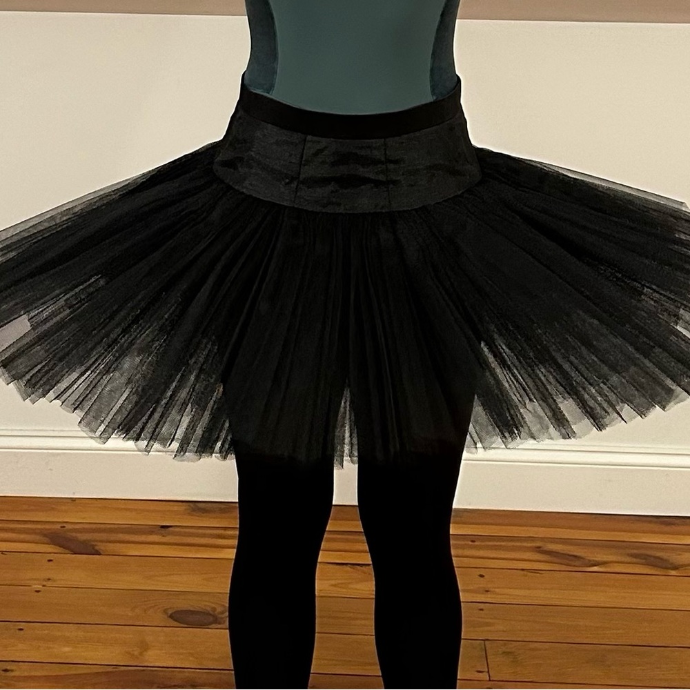Black ballet practice tutu